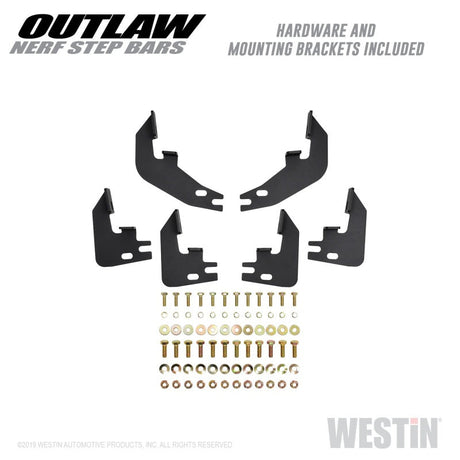 Westin 15-19 Chevrolet/GMC Colorado/Canyon Crew Cab Outlaw Nerf Step Bars 