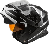 Md 01s Modular Snow Helmet Descendant Matte Blk/White Xl