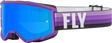 Fly Racing Fly Racing 37-51717 Youth Zone Goggle Purple/Black W/ Sky Blue Mirror/Smoke Lens