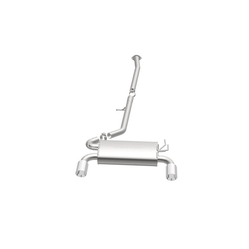 MagnaFlow Sys CB 03- Infiniti G35 Coupe 3.5L, Street Series Performance Cat-Back Exhaust System, stainless steel, dual split rear exit, polished tips