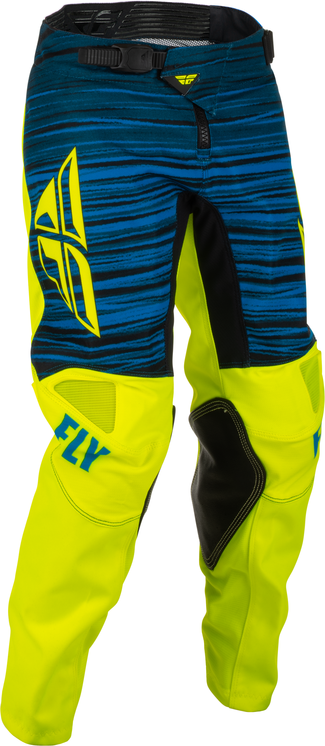 Fly Racing Fly Racing 375-53522 Youth Kinetic Wave Pants Hi-Vis/Blue Sz 22