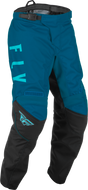 Fly Racing Fly Racing 375-83020 Youth F-16 Pants Aqua/Dark Teal/Black Sz 20