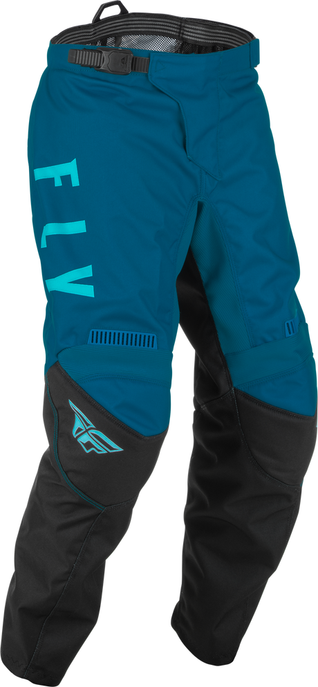 Fly Racing Fly Racing 375-83022 Youth F-16 Pants Aqua/Dark Teal/Black Sz 22