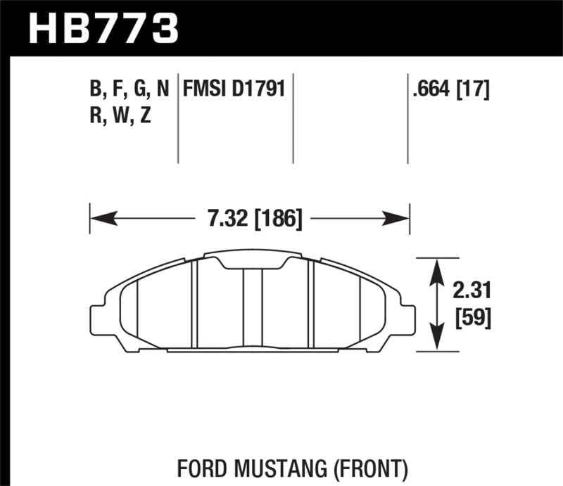 Hawk Performance HB773N.664