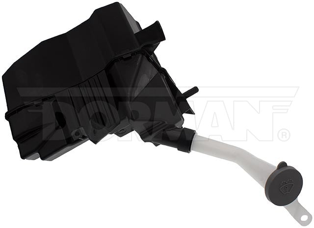 Windshield Washer Reservoir OE Replacement; 4.5 Liter Capacity; Black; Plastic