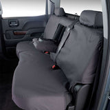 Seat Cover Seat Style GD - 40/20/40 Split Bench With 3 Adjustable Headrests; Polycotton; Gray; Single