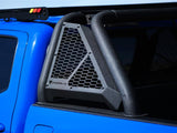Truck Bed Bar Modular Style; Mounts Up To 4 Lights; Powder Coated; Black; Steel