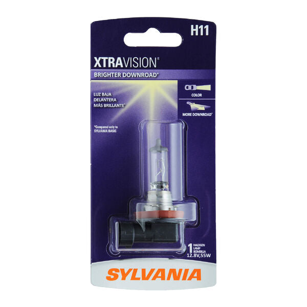 Headlight Bulb H11; Xenon Bulb; 55 Watt; 12.8 Volt; White Beam Color; 1345 Lumens; 4200K Light Color Temperature; Single