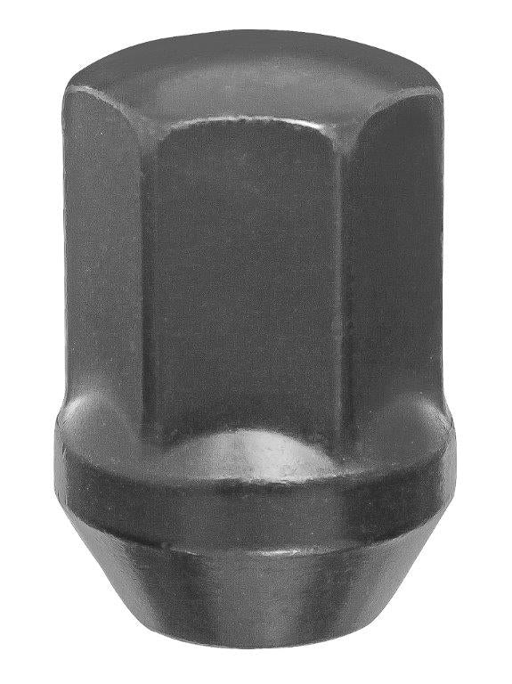Lug Nut 14 x 1.5 Millimeter Thread Size; 60 Degree Conical; Acorn Extra Long; 1.90 Inch/ 48.2 Millimeter Overall Length; 13/16 Inch Hex Size; Black; Steel; Single