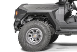 Fender Powder Coated; Matte Black; Steel; Set Of 2; With Front Fender Vents; For 35 Inch Tire