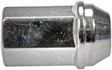 Lug Nut OE Replacement; 1.752 Inch Overall Length; 22 Millimeter Hex Size; 60 Degree Conical Seat; Boxed; Chrome; Closed End; Direct Replacement; Flat Top Capped Nut; M14-1.50 Thread Size; Right Hand Thread; Set of 10; Steel
