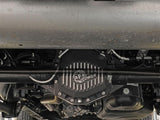 Differential Cover Dana M220; 12 Bolt; Without Girdle; Magnetic Drain Plug; With Fill Plug; Powder Coated; Black; Die Cast Aluminum; With 3 Quarts of Gear Oil