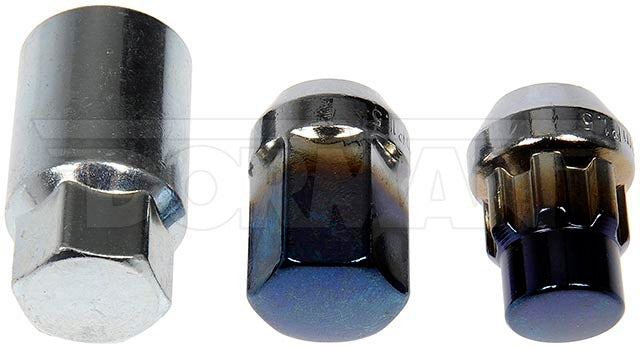 Lug Nut OE Replacement; M12-1.50 Thread Size; 32.46 Millimeter Overall Length; 19 Millimeter Hex Size; 60 Degree Conical Seat; Right Hand Thread; Ti-Blue; Carbon Steel; Pack Of 20