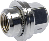 Lug Nut OE Replacement; 1.362 Inch Overall Length; 22 Millimeter Hex Size; 90 Degree Conical Seat; Boxed; Chrome; Closed End; Direct Replacement; M14-1.50 Thread Size; Mag Nut; Right Hand Thread; Set of 10; Steel