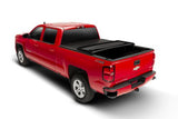 Tonneau Cover Soft Folding; 2 Folds/ 3 Panels; Not Hinged In Front; Lockable via Tailgate Lock; Black; Vinyl