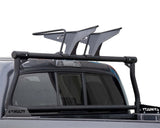 Bike Rack Bed Mount; Holds 2 Bikes Vertically; Cradle System With Straps; Non-Foldable; Texture Black Powder Coated; Aluminum; Additional Bike Rack Cradles Are Sold Separately To Carry Up To 4 Bikes