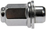 Lug Nut OE Replacement; 1.831 Inch Overall Length; 20 Millimeter Hex Size; 60 Degree Conical Seat; Boxed; Closed End; Direct Replacement; Dome Top Capped Nut; M12-1.50 Thread Size; Natural; Right Hand Thread; Set of 10; Steel