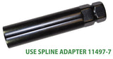 Lug Nut 14 Millimeter X 1.5 Thread Size; 60 Degree Conical; Spline Drive; 1 Inch Overall Length; 7 Spline Tool; Chrome Plated; Carbon Steel; Single