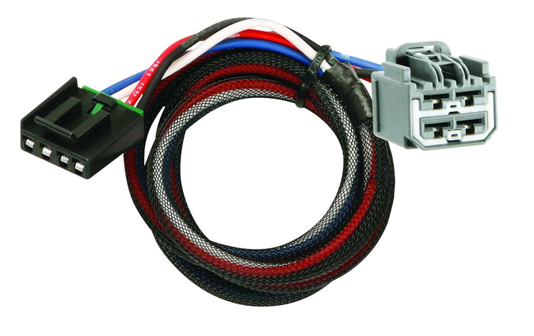Trailer Brake System Connector/ Harness For Use With All Tekonsha Trailer Brake Systems; Plug In Type; 2 Plug; Does Not Require Adapter Harness; Clamshell