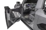 Door Panel Insert For Upper Half Door; Powder Coated; Matte Black; Steel