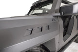 Fender Powder Coated; Matte Black; Steel; Set Of 2; With Front Fender Vents; For 35 Inch Tire