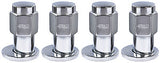 Lug Nut 12 Millimeter x 1.5 Thread Size; Mag Shank; Standard Shank; Chrome Plated; Steel; Set Of 4; With 0.684 Inch Center Hole Washer