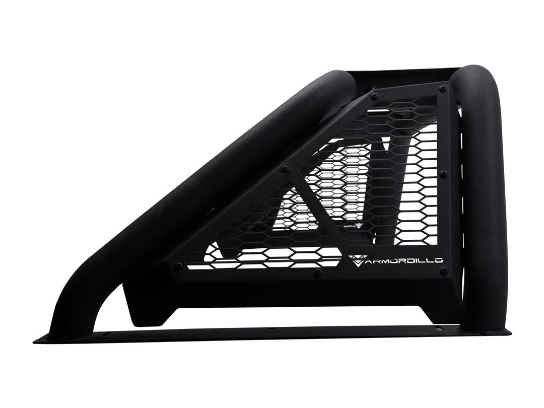 Truck Bed Bar Modular Style; Mounts Up To 4 Lights; Powder Coated; Black; Steel