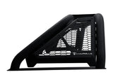 Truck Bed Bar Modular Style; Mounts Up To 4 Lights; Powder Coated; Black; Steel