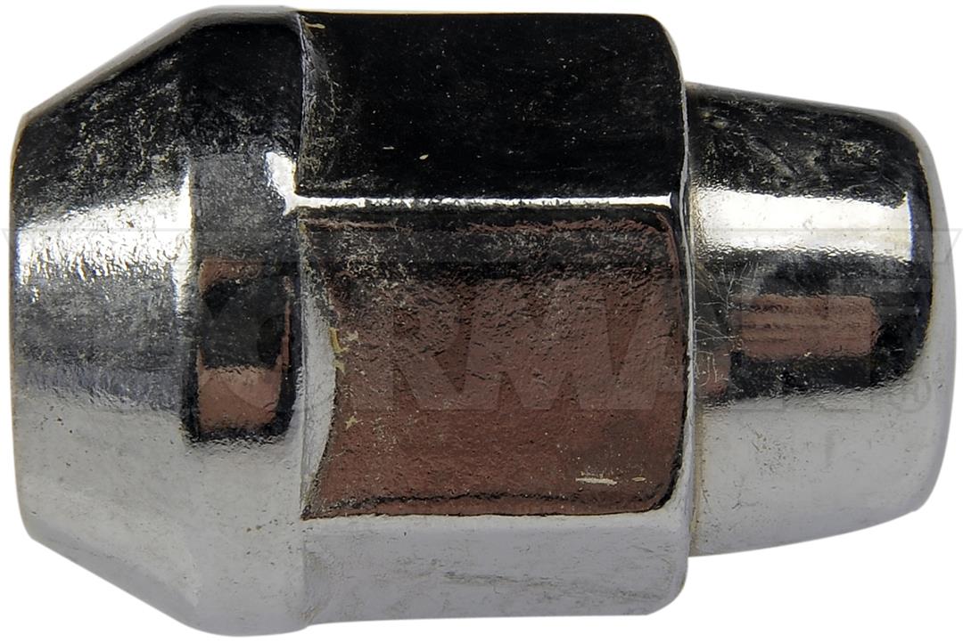 Lug Nut 14 Millimeter X 1.5 Thread Size; 60 Degree Conical Seat; Bulge Seat Acorn Lug; 1.390 Inch Overall Length; 13/16 Inch Hex Size; Chrome Plated; Silver; Steel; Boxed; Set of 10