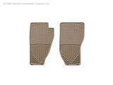Floor Mat Direct-Fit; Deeply Sculpted Channels; Tan; Thermoplastic Elastomer (TPE); 2 Piece