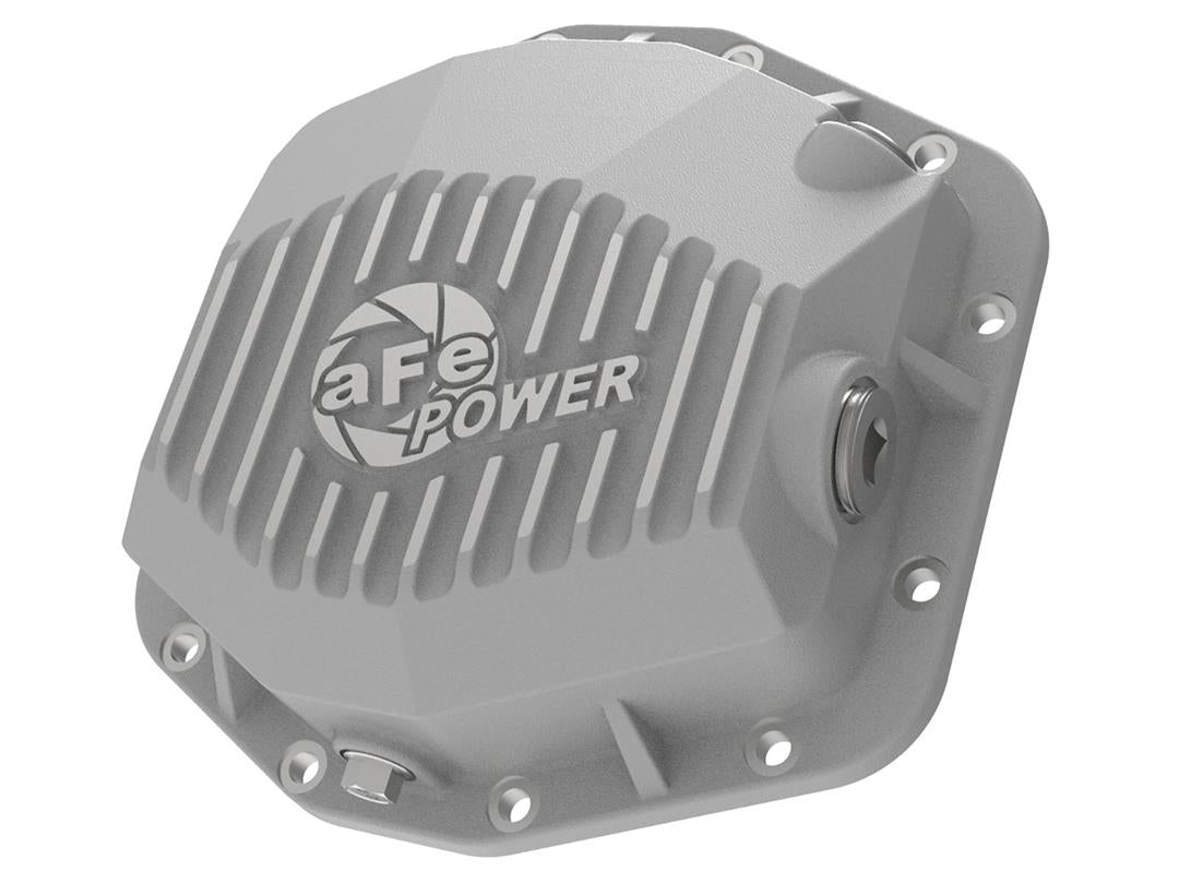 Differential Cover Dana M220; 12 Bolt; Without Girdle; Magnetic Drain Plug; With Fill Plug; Raw; Die Cast Aluminum