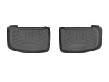Floor Liner Molded Fit; With Channels And Reservoir To Direct And Hold Fluids With Applied WeatherTech Logo; Black; Thermoplastic Polyolefin (TPO) Vacuum Formed Material; 2 Piece