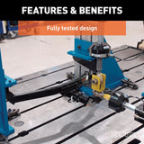 Trailer Hitch Rear Class II; Square Tube; 1-1/4 Inch Receiver; 3500 Pound Weight Carrying Capacity/ 350 Pound Tongue Weight