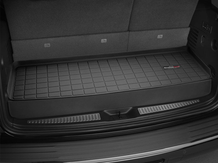 Cargo Area Liner Direct Fit; Raised Edges; Black; Thermoplastic Elastomer (TPE) Injection Molded Material; Non-Skid