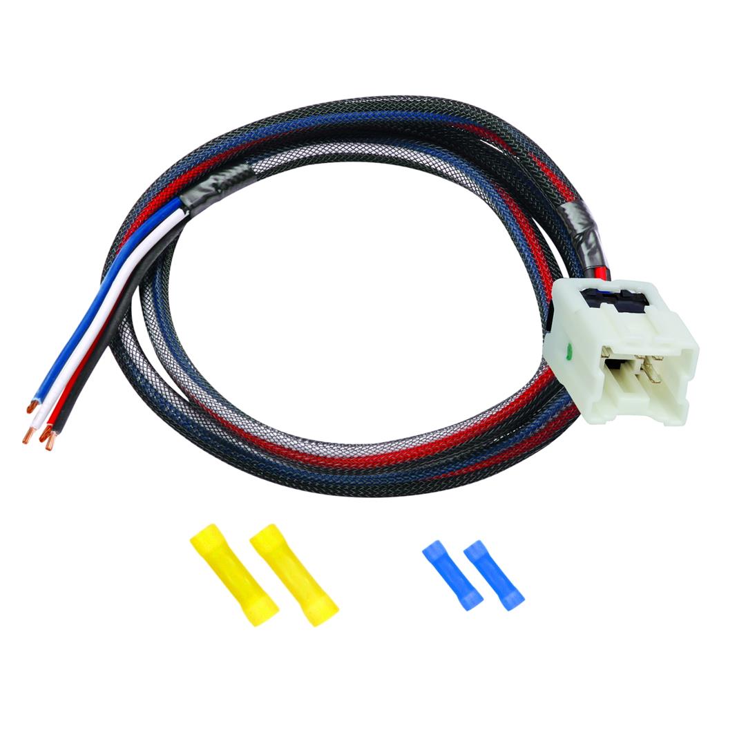 Trailer Brake System Connector/ Harness For Use With All Tekonsha Trailer Brake Systems; Plug In Type; 1 Plug; Does Not Require Adapter Harness; Clamshell