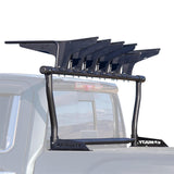 Bike Rack Bed Mount; Holds 2 Bikes Vertically; Cradle System With Straps; Non-Foldable; Texture Black Powder Coated; Aluminum; Additional Bike Rack Cradles Are Sold Separately To Carry Up To 6 Bikes