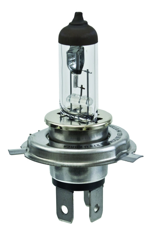Headlight Bulb H4; Halogen Bulb; 60/ 55 Watt; 12 Volt; White Beam Color; 3200K Light Color Temperature; Single; Off-Road Use Only