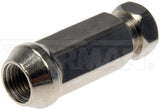 Lug Nut OE Replacement; M14-1.50 Thread Size; 2.34 Inch Overall Length; Hyper Silver Finish; Pack Of 4