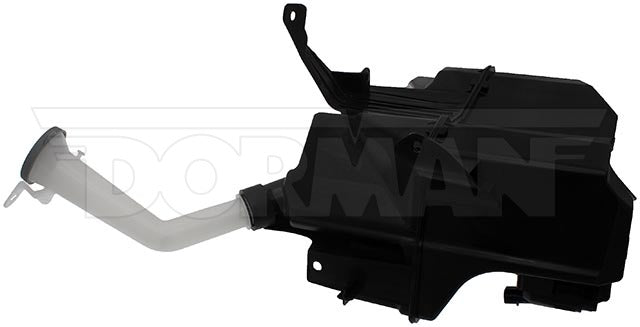 Windshield Washer Reservoir OE Replacement; 4.5 Liter Capacity; Black; Plastic