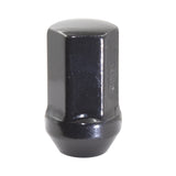 Lug Nut 5 Lug Kit; 14 Millimeter x 1.5 Thread Size; 60 Degree Conical; Acorn Extra Long; 1.77 Inch Overall Length; 7/8 Inch Hex Size; With 20 Black Steel Lug Nuts