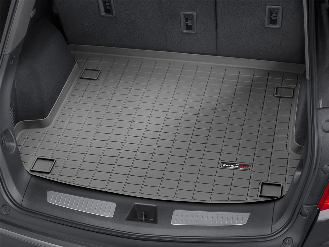 Cargo Area Liner Direct Fit; Raised Edges; Black; Thermoplastic Elastomer (TPE) Injection Molded Material; Non-Skid