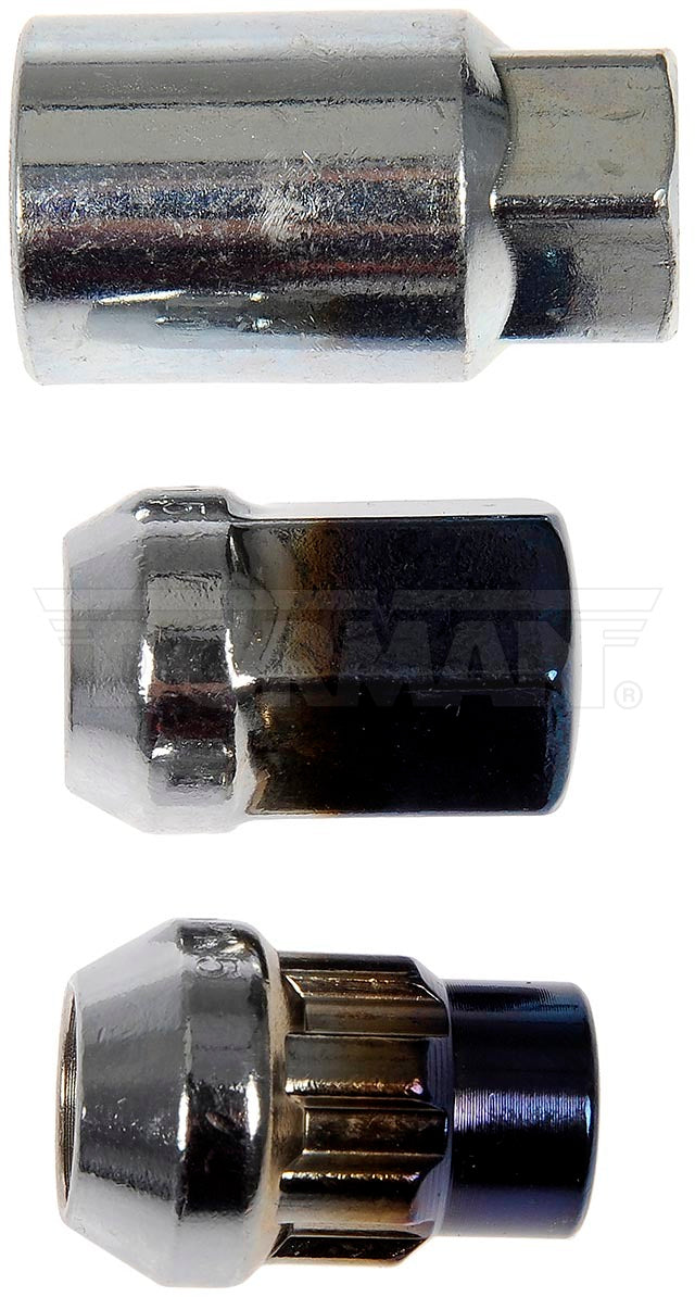 Lug Nut OE Replacement; M12-1.50 Thread Size; 32.46 Millimeter Overall Length; 19 Millimeter Hex Size; 60 Degree Conical Seat; Right Hand Thread; Ti-Blue; Carbon Steel; Pack Of 20