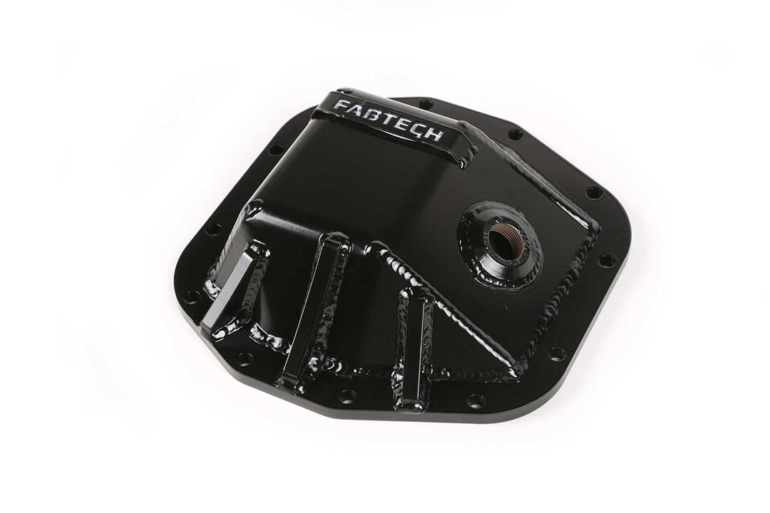 Differential Cover DANA M220; Without Girdle; With Fill Plug; Black; Steel; With Skid Plate