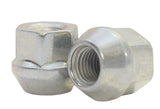 Lug Nut 14 Millimeter X 2 Thread Size; 60 Degree Conical Bulge; Acorn; 0.84 Inch Overall Length; 3/4 Inch Hex Size; Zinc Plated; Steel; Single