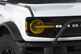 Headlight Cover Full Cover; Without Design; Transparent Yellow; Acrylic; Set Of 4