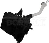Windshield Washer Reservoir OE Replacement; 4.5 Liter Capacity; Black; Plastic