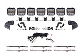 Light Bar LED Bulb; 37.5 Inch Length; White; 40 Watt Bulbs Amp Draw 2.75 AMP At 12.8 Volts; Driving And Flood Combo Beam; 4800 Raw Lumens; Polycarbonate Lens; Black Housing; Windshield Frame; With Two Application-Specific Heavy-Duty Steel Brackets/ Seven