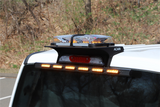 Warning Light Mount For Warning Lights/ Antennas/ GPS And Roof Top Accessories; Clamp On Mount; Powder Coated; Aluminum; 20 Inch Length Platform