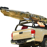 Bed Cargo Rack Cross Bar For Use With Putco VentureTEC * Bed Rack; 500 Pound Statics/ 300 Pound Dynamic/ 150 Pound Off-Road Dynamic Weight Capacity; 4 Foot Length; Powder Coated; Black; Aluminum; Set Of 2