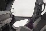 Door Panel Insert For Upper Half Door; Powder Coated; Matte Black; Steel